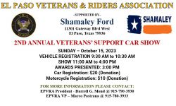 2nd Annual Veterans Support Car Show
