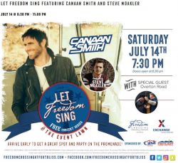 Let Freedom Sing Concert featuring Canaan Smith and Steve Moakler!