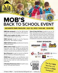 MOB's Back to School Event