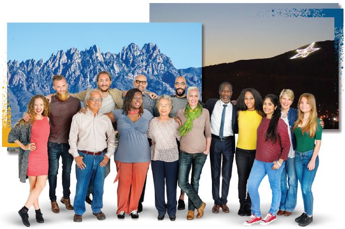 FirstLight's Community Foundation Large Group of People with Mountains in background