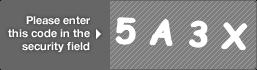 captcha code for visual authentication  number 5 letter A number 3 letter X