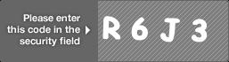 captcha code for visual authentication  letter R number 6 letter J number 3