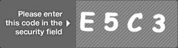 captcha code for visual authentication  letter E number 5 letter C number 3